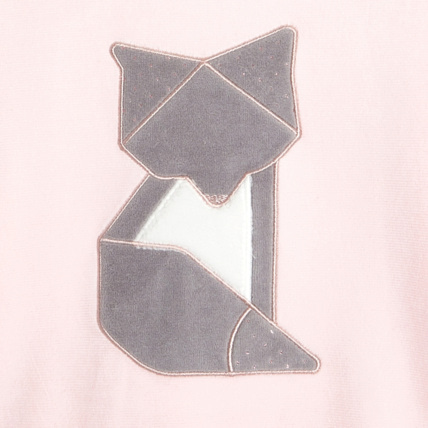 Avis Pyjama 2 pièces velours côtelé motif renard rose fille OKAIDI 2