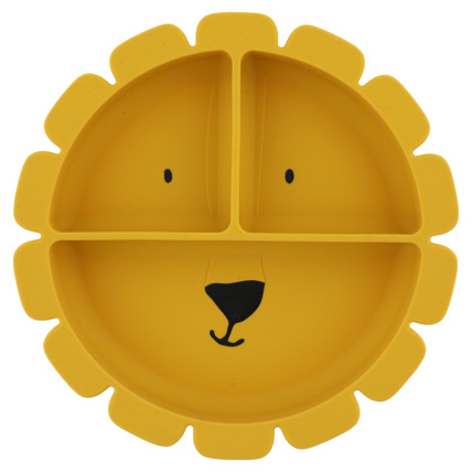 Avis Assiette avec ventouse en silicone et compartiments - Mr. Lion Trixie 1