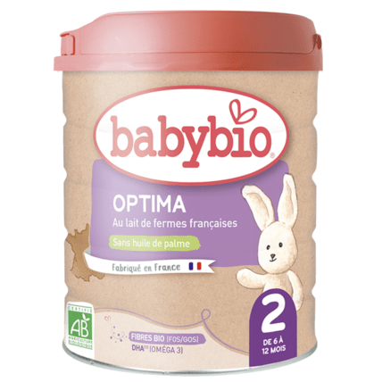 Avis Lait Optima 2ème âge 6-12 mois - avec fibres Babybio 1