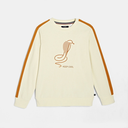 Avis Sweat tendance blanc garçon OKAIDI 2