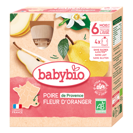 Avis Poire de Provence Fleur d'Oranger Babybio 1