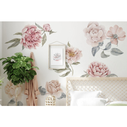 Avis Stickers roses et pivoines Mon Lit Cabane 3