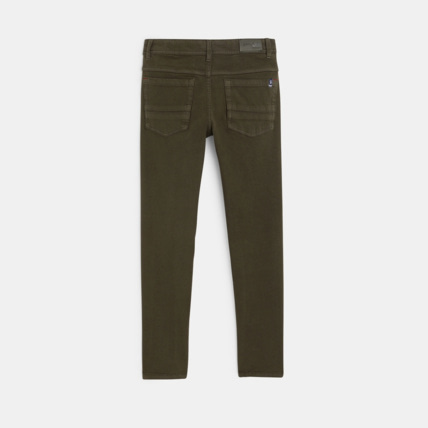Avis Pantalon slim bi-stretch vert garçon OKAIDI 4