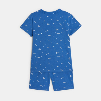 Avis Pyjama court 2 pièces en jersey bleu garçon OKAIDI 3