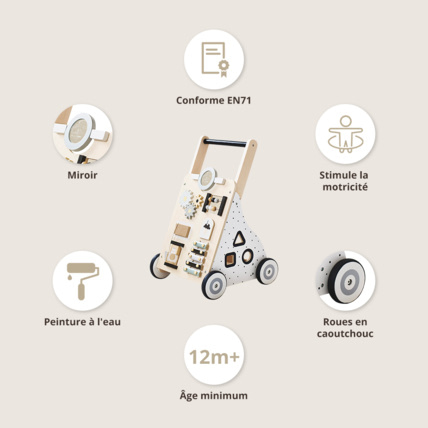 Avis Chariot de marche bébé multi-activités Petite Amélie 2