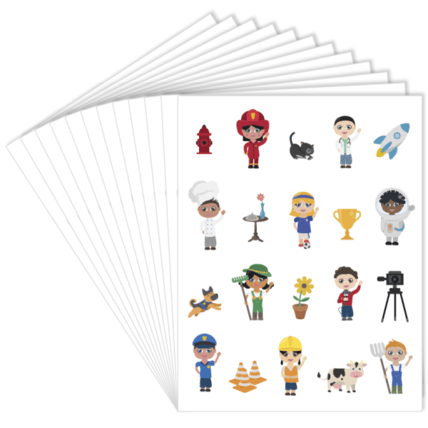 Avis Gommettes En Papier - Plus Tard Je Serai… LOOLIPO 1