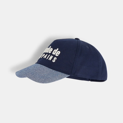 Avis Casquette toile à message brodé bleue garçon OKAIDI 1