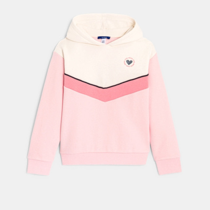 Avis Sweat-shirt à capuche rose fille OKAIDI 1