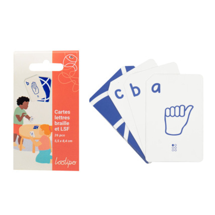 Avis Cartes Lettres Braille LSF LOOLIPO 1