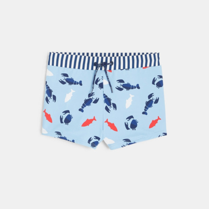 Avis Boxer de bain animaux marins bleu garçon OKAIDI 1