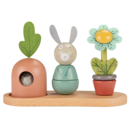 Avis Empilable multi-activités Trois petits lapins moulin Roty 1