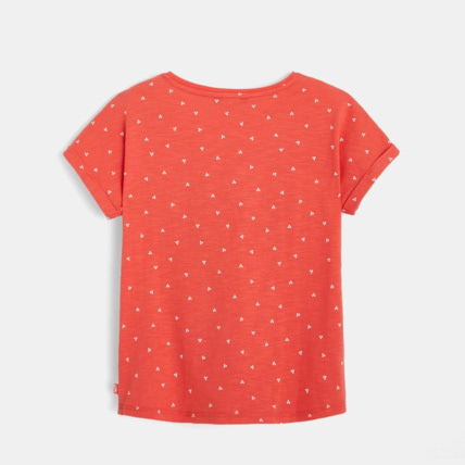 Avis T-shirt flammé motif fillette orange OKAIDI 4