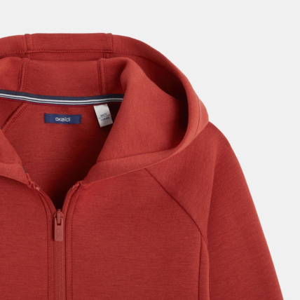 Avis Sweat zippé à capuche foamback rouge garçon OKAIDI 2