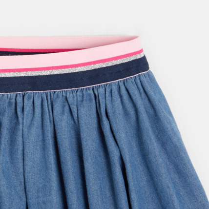 Avis Jupe évasée en jean bleue fille OKAIDI 3
