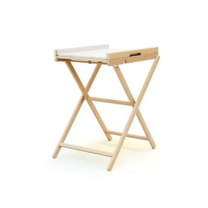 Avis Table à langer pliante en bois ESSENTIEL Blanc AT4 2
