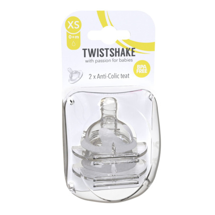 Avis Lot de 2 tétines anti-colique en silicone ultra souple TWISTSHAKE 5