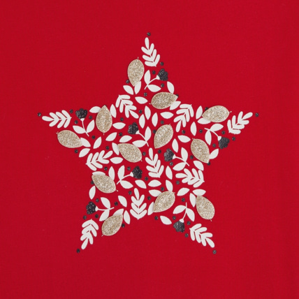 Avis T-shirt à motif brodé rouge fille OKAIDI 3