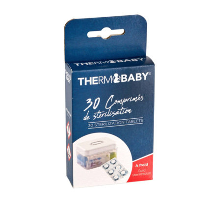 Avis Boîte de 30 comprimés de stérilisation THERMOBABY 2