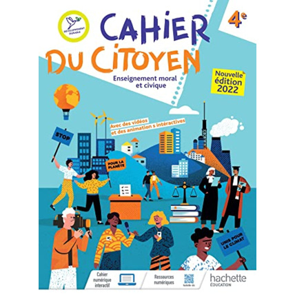 Avis Cahier du citoyen Enseignement moral et civique 4e - Ed. 2022 Hachette Éducation 1