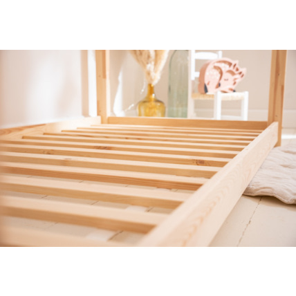 Avis Lit cabane DK bois naturel Mon Lit Cabane 4