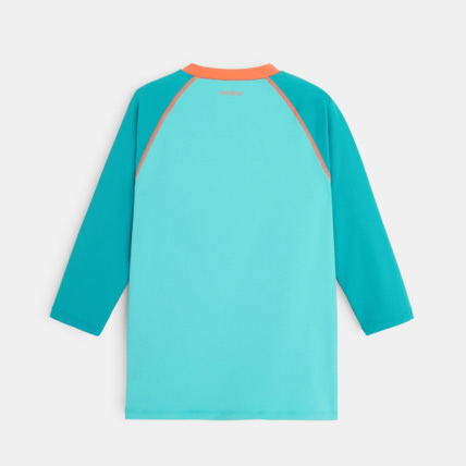 Avis T-shirt anti-uv motif tortue de mer bleu garçon OKAIDI 2