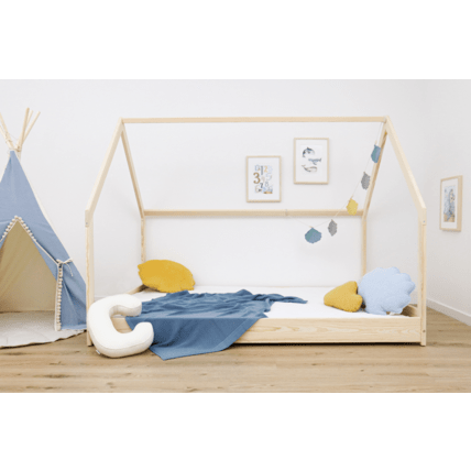 Avis Lit cabane H bois naturel Mon Lit Cabane 95