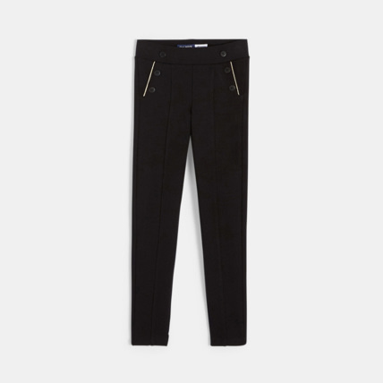 Avis Jeggings unis noir fille OKAIDI 1