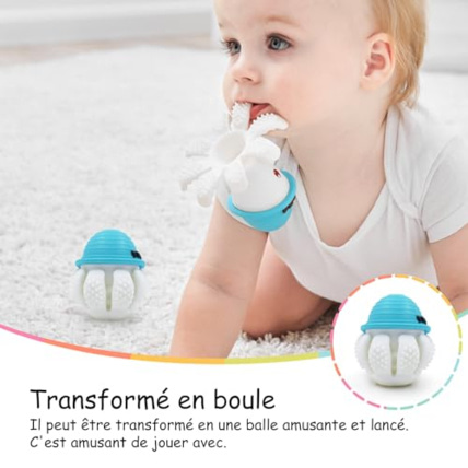 Avis Jouet de dentition Octopus Teether Mombella 5