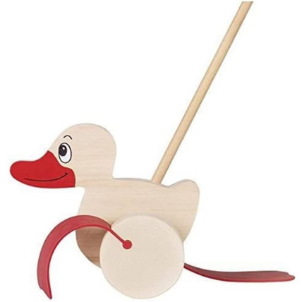 Avis Canard à pousser en bois GOKI 2