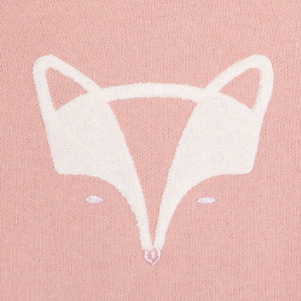 Avis Pull en tricot motif renard rose fille OKAIDI 2