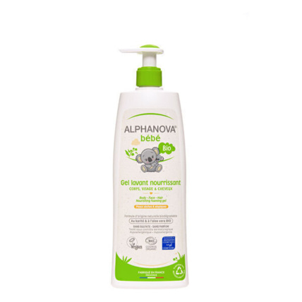 Avis Gel lavant nourrissant corps visage cheveux ALPHANOVA 1