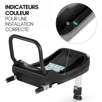 Avis Poussette 3 en 1 Saturn R Set avec Siege Auto Bebe Comfort Fix, Base Isofix, Nacelle et Assise Hauck 4