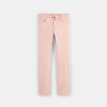 Avis Pantalon skinny hyper stretch rose fille OKAIDI 1