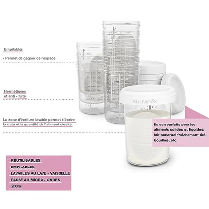 Avis Pots de conservation Suavinex 6