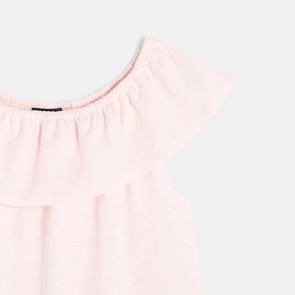 Avis T-shirt volanté rose fille OKAIDI 2