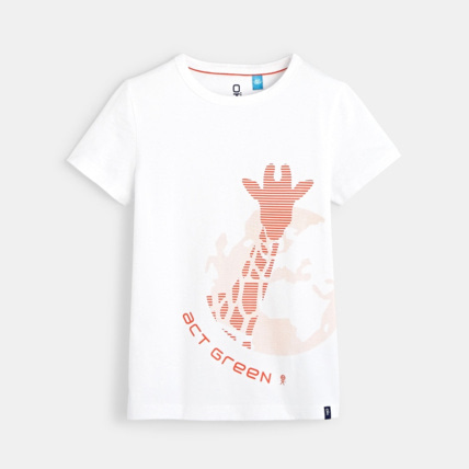 Avis T-shirt à motif blanc garçon OKAIDI 1