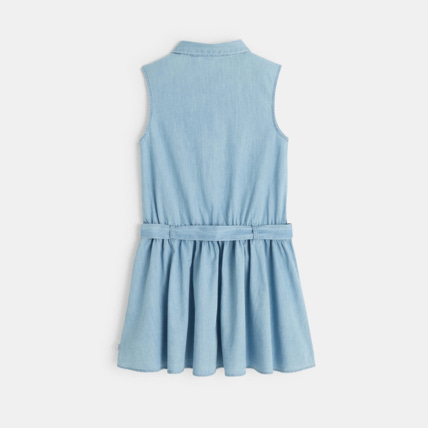 Avis Robe sans manches brodée bleue fille OKAIDI 4