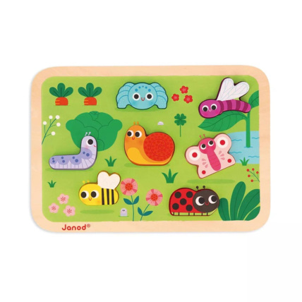 Avis Chunky puzzle en bois Jardin JANOD 1