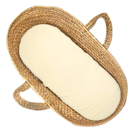 Avis Drap housse couffin ovale en gaze de coton, Jeanne Sevira Kids 1