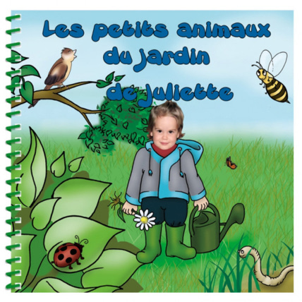 Avis Livre personnalisé pour enfant : Les animaux du jardin MON LIVRE PERSONNALISABLE 1