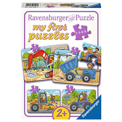 Avis Puzzle - Mes véhicules de chantier préférés - 2, 4, 6 et 8 pièces RAVENSBURGER 1