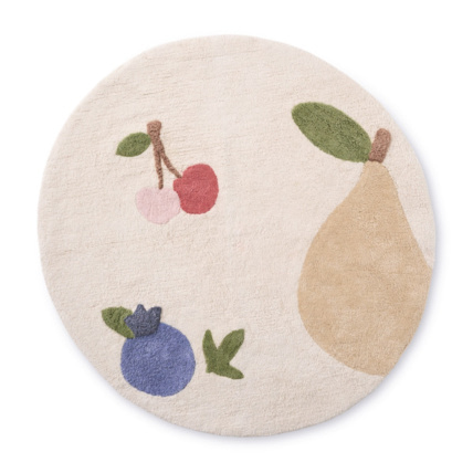 Avis Tapis Rond Enfant Fruits Petite Amélie 1