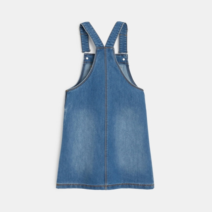 Avis Robe-salopette en jean bleue fille OKAIDI 3