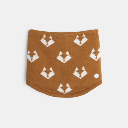 Avis Snood en tricot motif renard orange garçon OKAIDI 2