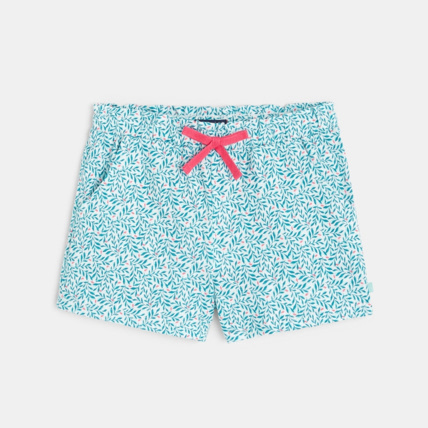 Avis Short en jersey imprimé vert fille OKAIDI 1