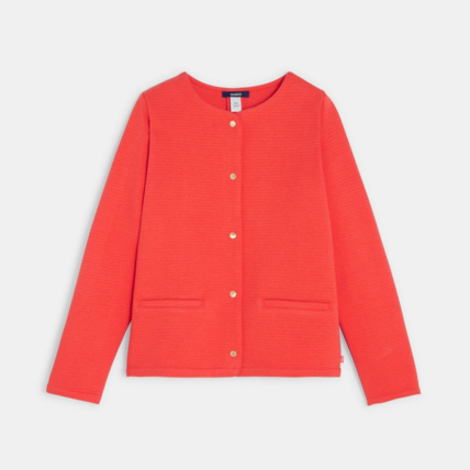 Avis Sweat uni rouge fille OKAIDI 1