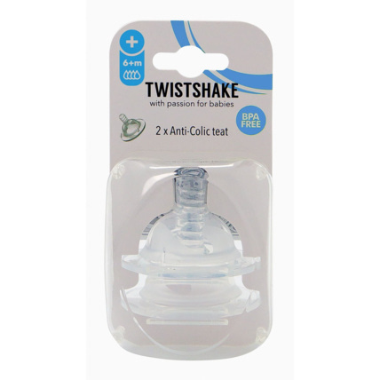 Avis Lot de 2 tétines anti-colique en silicone ultra souple TWISTSHAKE 4