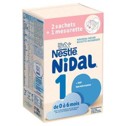 Avis Lait 1er âge 700g NIDAL NESTLE 1