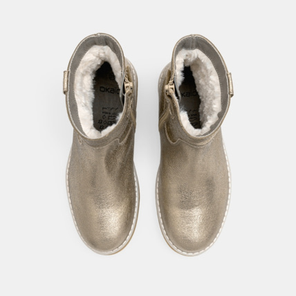 Avis Boots fourrées irisées marron fille OKAIDI 2