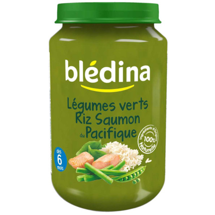 Avis Pot Légumes verts Riz Saumon du Pacifique 2x200g Blédina 2